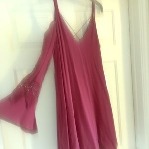 ASTR cold shoulder dress